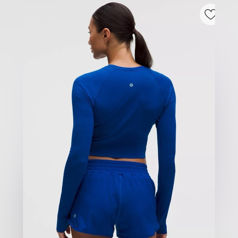 Lululemon Swiftly Tech Cropped Long-Sleeve Shirt 2.0 Size 4 - Picture 5 of 9